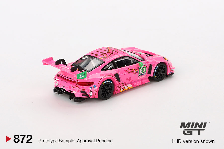 Mô hình xe Mini GT 1:64 Porsche 911 GT3 R #80 AO Racing 2023 IMSA VIRginia Roxy - MGT00872