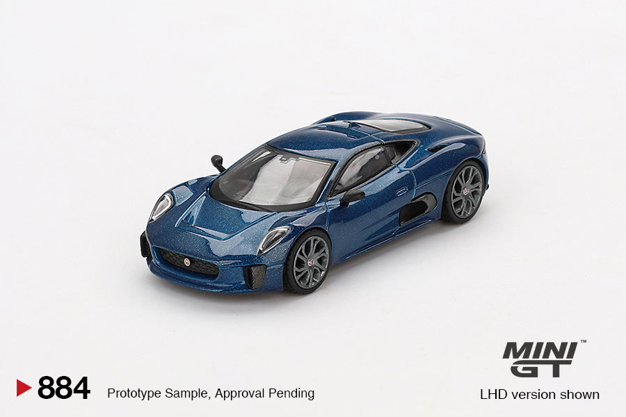 Mô hình xe Mini GT 1:64 Jaguar C-X75 Blue - MGT00884