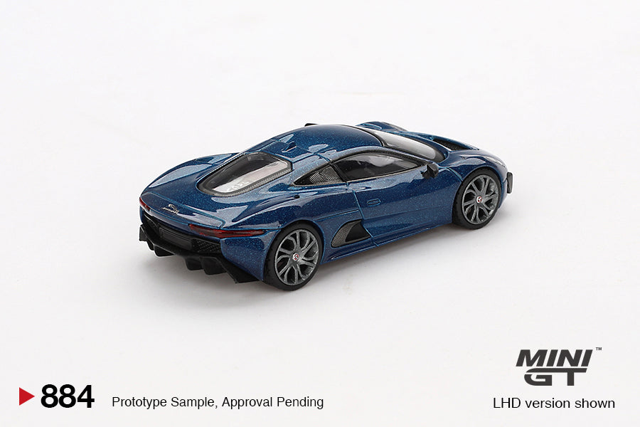 Mô hình xe Mini GT 1:64 Jaguar C-X75 Blue - MGT00884