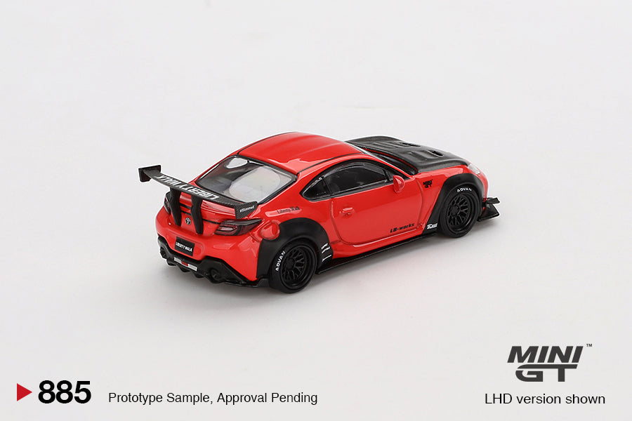 Mô hình xe Mini GT 1:64 Toyota GR86 LB★Nation Red - MGT00885