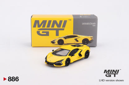 Mô hình xe Mini GT 1:64 Lamborghini Revuelto Giallo - MGT00886