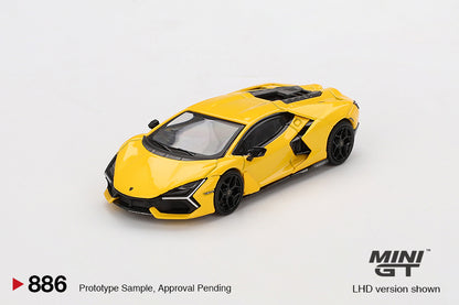 Mô hình xe Mini GT 1:64 Lamborghini Revuelto Giallo - MGT00886