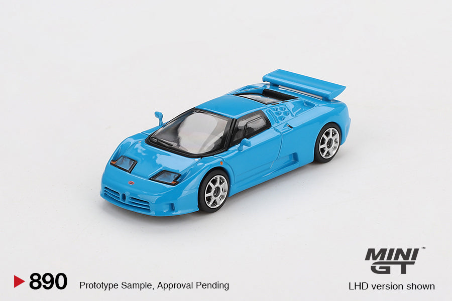 Mô hình xe Mini GT 1:64 Bugatti EB110 Super Sport Blu Bugatti - MGT00890