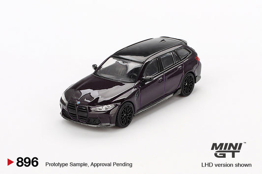 Mô hình xe Mini GT 1:64 BMW M3 M Performance Touring Daytona Violet - MGT00896