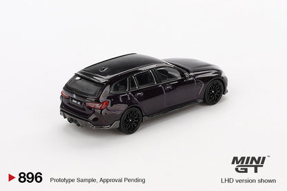 Mô hình xe Mini GT 1:64 BMW M3 M Performance Touring Daytona Violet - MGT00896