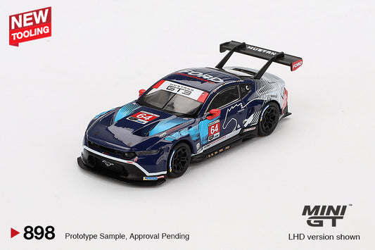 Mô hình xe Mini GT 1:64 Ford Mustang GT3 #64 Ford Multimatic Motorsports 2024 IMSA Daytona 24 Hrs - MGT00898