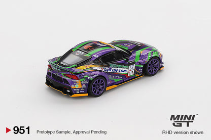 Mô hình xe Mini GT 1:64 Toyota GR Supra KUHL 2021 D1GP EVANGELION RACING - MGT00951