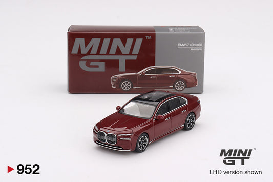 Mô hình xe Mini GT 1:64 BMW i7 xDrive60 Aventurin - MGT00952