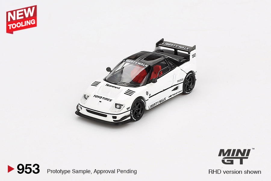 Mô hình xe Mini GT 1:64 Mazda AZ-1 Liberty Walk LB40 White 2024 Tokyo Auto Salon - MGT00953