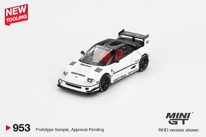 Mô hình xe Mini GT 1:64 Mazda AZ-1 Liberty Walk LB40 White 2024 Tokyo Auto Salon - MGT00953