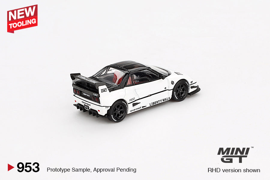 Mô hình xe Mini GT 1:64 Mazda AZ-1 Liberty Walk LB40 White 2024 Tokyo Auto Salon - MGT00953