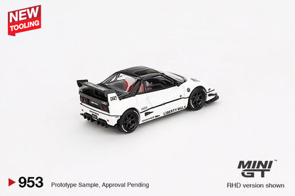 Mô hình xe Mini GT 1:64 Mazda AZ-1 Liberty Walk LB40 White 2024 Tokyo Auto Salon - MGT00953