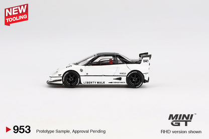 Mô hình xe Mini GT 1:64 Mazda AZ-1 Liberty Walk LB40 White 2024 Tokyo Auto Salon - MGT00953