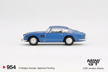 Mô hình xe Mini GT 1:64 Aston Martin DB5 Sierra Blue - MGT00954