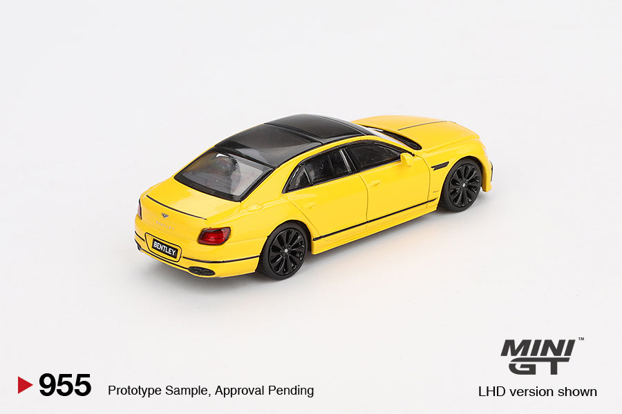 Mô hình xe Mini GT 1:64 Bentley Flying Spur Monaco Yellow - MGT00955