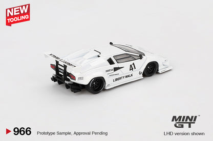 Mô hình xe Mini GT 1:64 Lamborghini Countach LB-WORKS White 2024 Tokyo Auto Salon - MGT00966