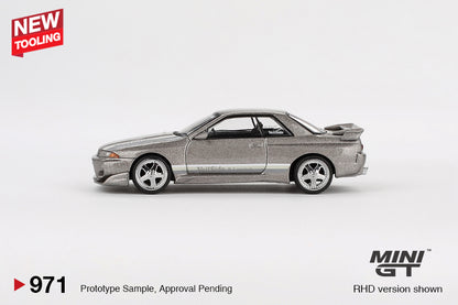 Mô hình xe Mini GT 1:64 Nissan Skyline GT-R (R32) Veilside Combat C-I Veilside Combat Grey - MGT00971