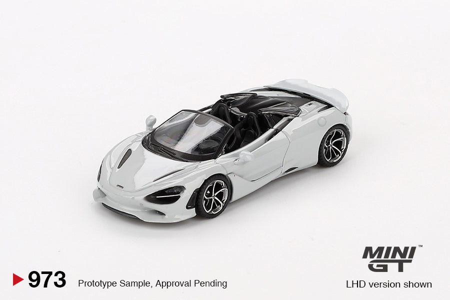 Mô hình xe Mini GT 1:64 McLaren 750S Spider Cirrus Grey - MGT00973