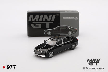 Mô hình xe Mini GT 1:64 Mercedes-Maybach S 680 Black - MGT00977
