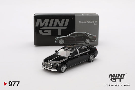 Mô hình xe Mini GT 1:64 Mercedes-Maybach S 680 Black - MGT00977