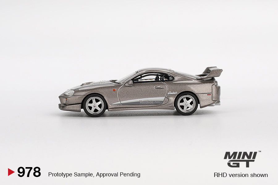 Mô hình xe Mini GT 1:64 Toyota Supra VeilSide Combat V-II Combat Grey - MGT00978