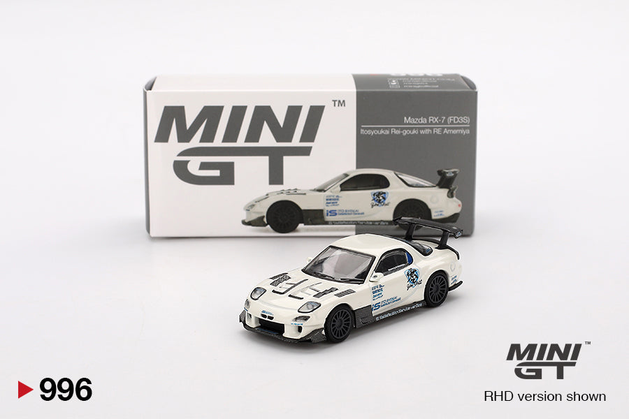 Mô hình xe Mini GT 1:64 Mazda RX-7 (FD3S) Itosyoukai Rei-gouki with RE Amemiya - MGT00996