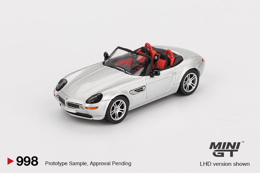 Mô hình xe Mini GT 1:64 BMW Z8 Silver - MGT00998