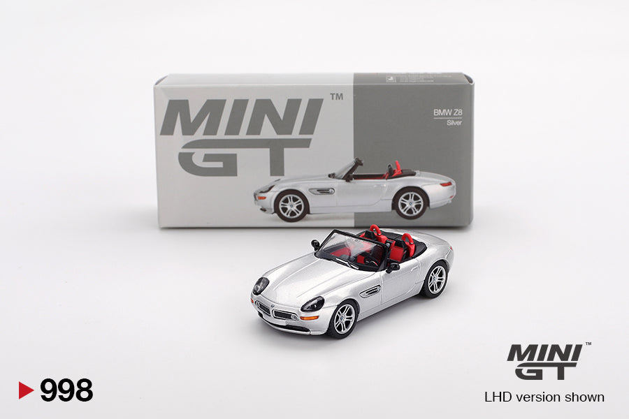 Mô hình xe Mini GT 1:64 BMW Z8 Silver - MGT00998