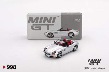 Mô hình xe Mini GT 1:64 BMW Z8 Silver - MGT00998