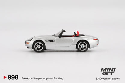 Mô hình xe Mini GT 1:64 BMW Z8 Silver - MGT00998