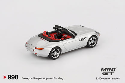 Mô hình xe Mini GT 1:64 BMW Z8 Silver - MGT00998