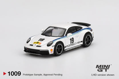 Mô hình xe Mini GT 1:64 Porsche 911 Dakar Rally 1974 - MGT01009