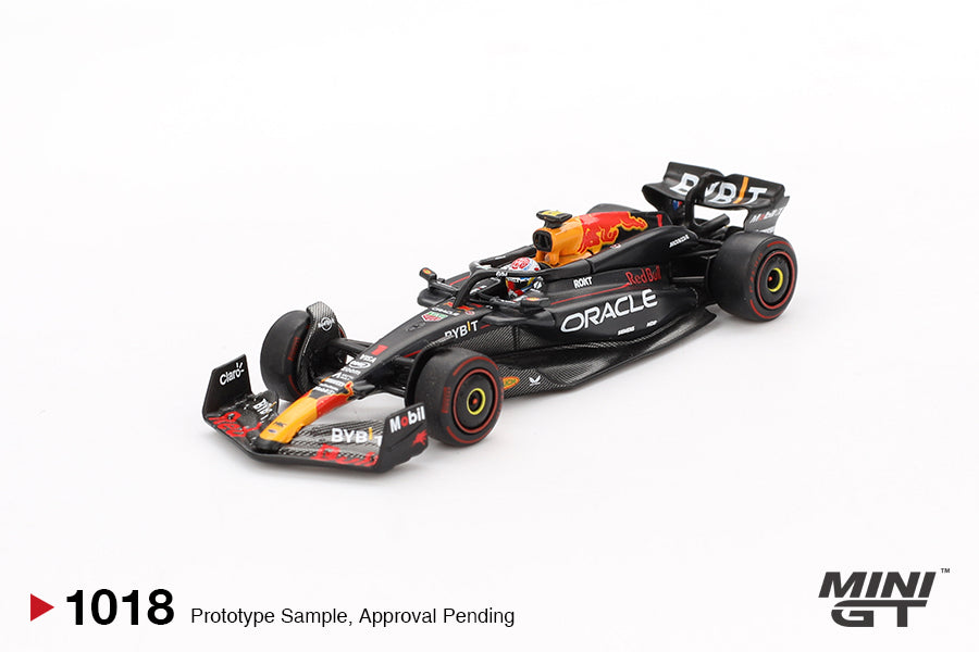 Mô hình xe Mini GT 1:64 Oracle Red Bull Racing RB20 #1 Max Verstappen 2024 F1 2024 Bahrain GP Winner - MGT01018