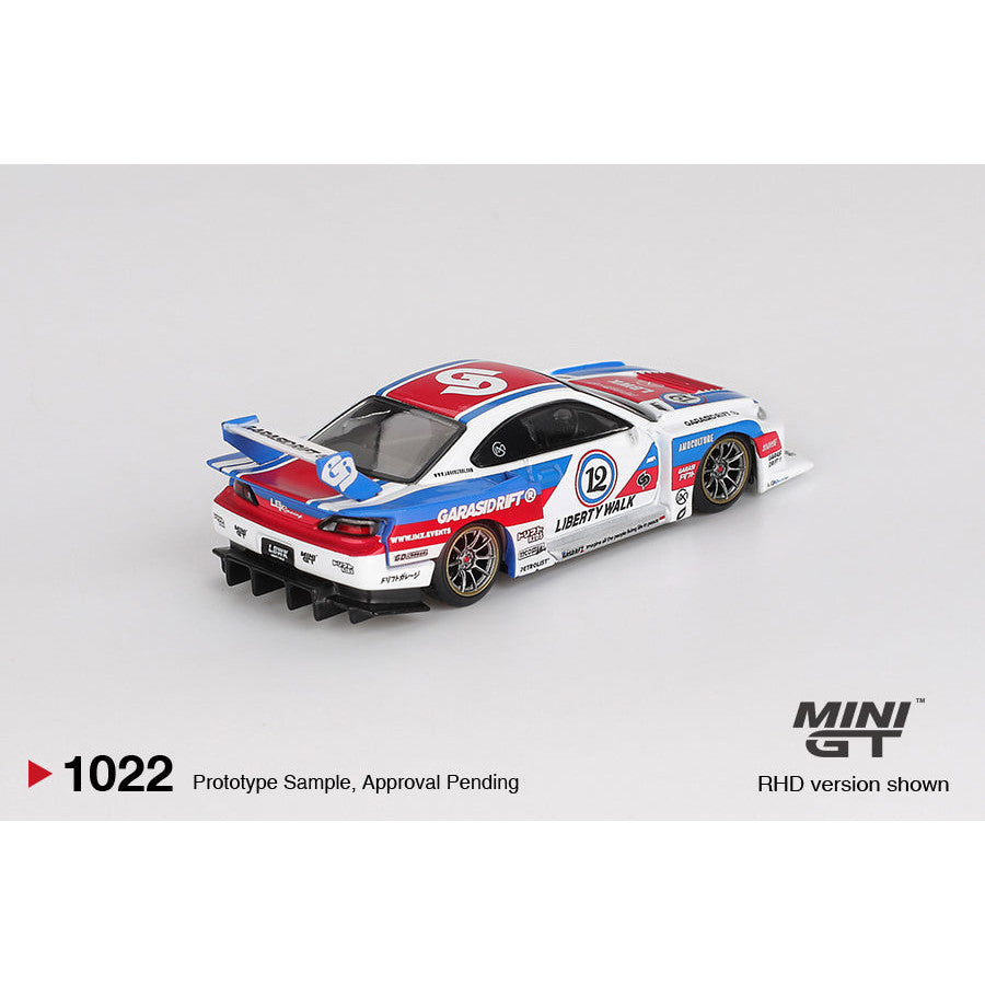 [HÀNG CÓ SẴN] Mô hình xe Mini GT 1:64 Nissan LB S15 SILVIA GARASIDRIFT LBWK 1022
