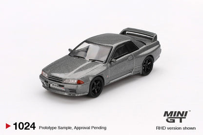 Mô hình xe Mini GT 1:64 Nissan Skyline GT-R (NISMO BNR32 CRS Version) Dark Metal Gray - MGT01024