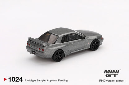 Mô hình xe Mini GT 1:64 Nissan Skyline GT-R (NISMO BNR32 CRS Version) Dark Metal Gray - MGT01024