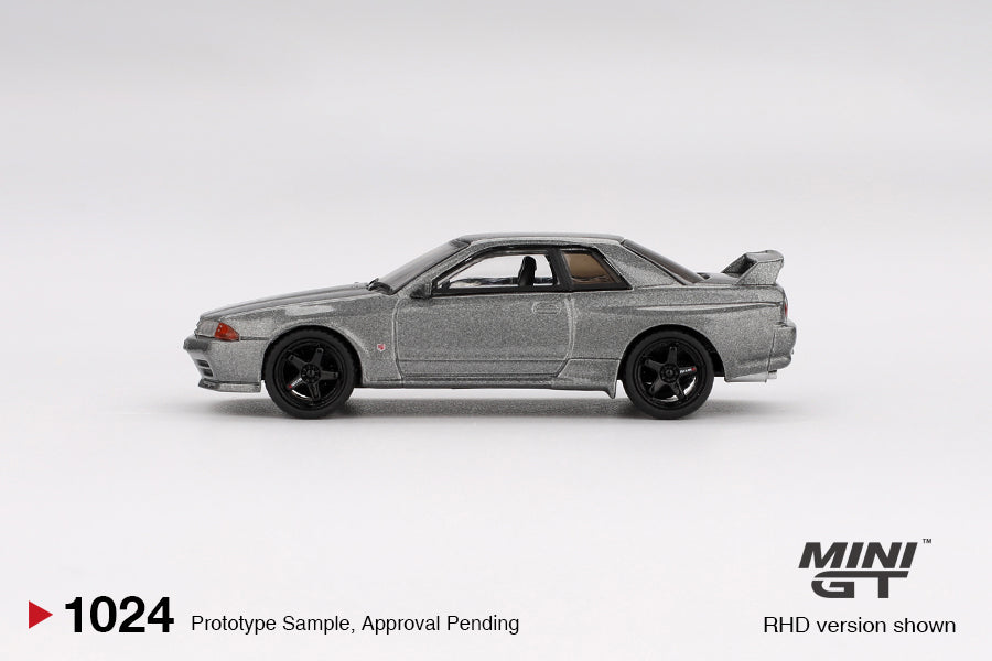 Mô hình xe Mini GT 1:64 Nissan Skyline GT-R (NISMO BNR32 CRS Version) Dark Metal Gray - MGT01024