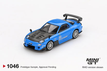 Mô hình xe Mini GT 1:64 Mazda RX-7 RE-Amemiya 20B NA 3ROTOR-7 “Ama-san Go” - MGT01046
