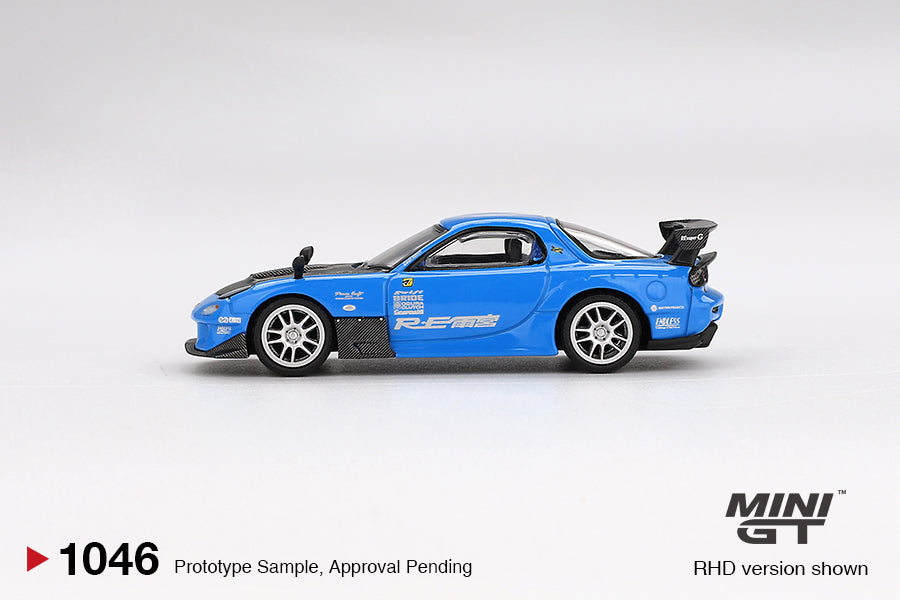 Mô hình xe Mini GT 1:64 Mazda RX-7 RE-Amemiya 20B NA 3ROTOR-7 “Ama-san Go” - MGT01046