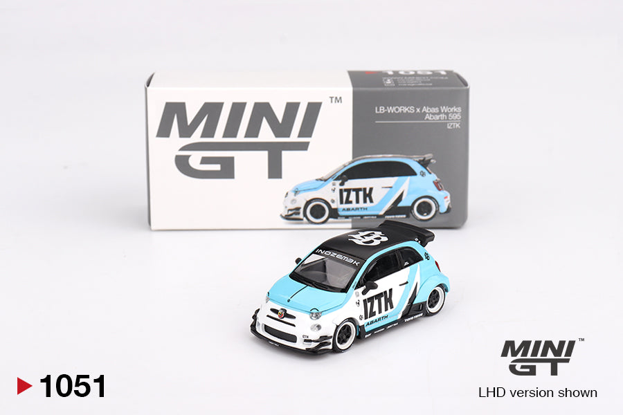 Mô hình xe Mini GT 1:64 Abarth 595 LB-WORKS x Abas Works IZTK - MGT01051