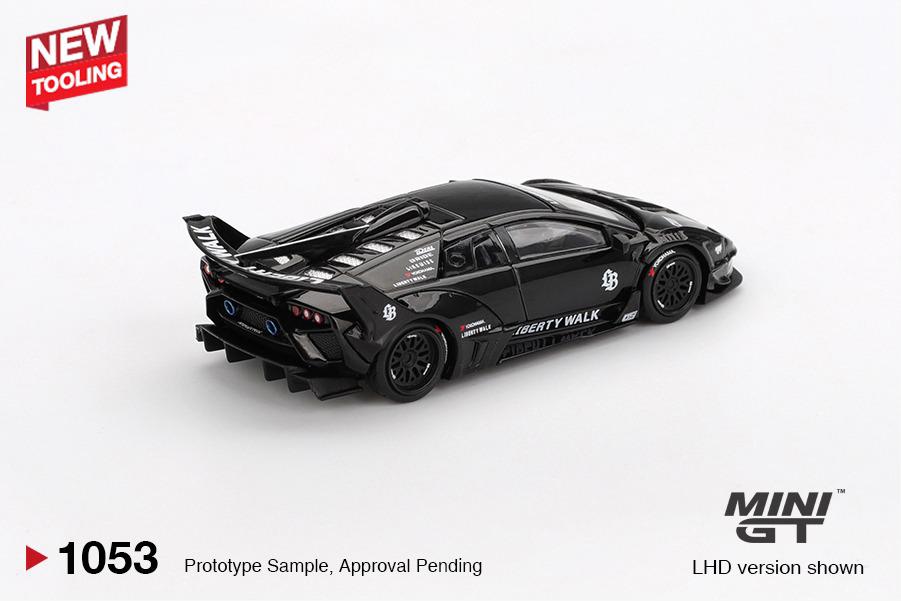 [PRE-SALE 09/2025] Mô hình xe Mini GT 1:64 Lamborghini-LB-Silhouette-WORKS-MURCIELAGO-GT-Evo 
Black - MGT01053