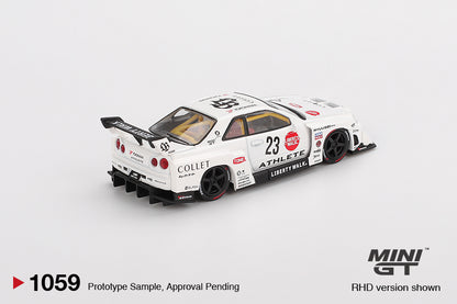 Mô hình xe Mini GT 1:64 Nissan LB-ER34 Super Silhouette ATHLETE/COLLET - MGT01059
