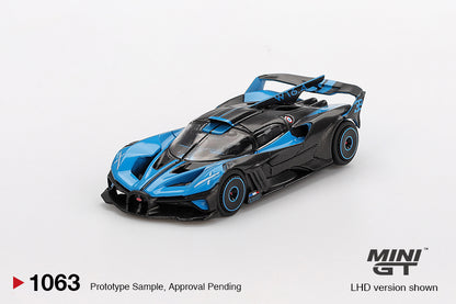 [PRE-SALE 09/2025] Mô hình xe Mini GT 1:64 Bugatti-Bolide-Presentation - MGT01063