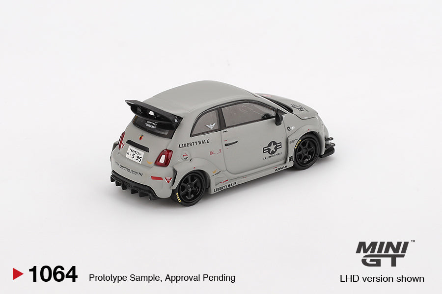 [PRE-SALE 09/2025] Mô hình xe Mini GT 1:64 Abarth-595-LB-WORKS-x-Abas-Works 
Fighters - MGT01064