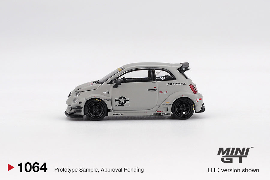 [PRE-SALE 09/2025] Mô hình xe Mini GT 1:64 Abarth-595-LB-WORKS-x-Abas-Works 
Fighters - MGT01064