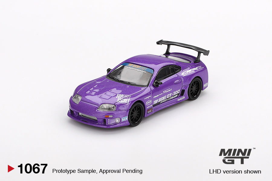 [PRE-SALE 09/2025] Mô hình xe Mini GT 1:64 Toyota-Supra-(A80)-Top-Secret-GT-300-Top-Secret
Purple - MGT01067