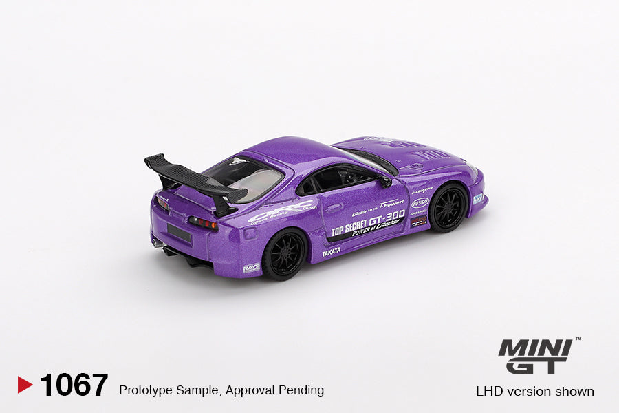 [PRE-SALE 09/2025] Mô hình xe Mini GT 1:64 Toyota-Supra-(A80)-Top-Secret-GT-300-Top-Secret
Purple - MGT01067