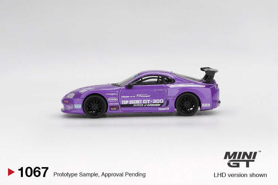 [PRE-SALE 09/2025] Mô hình xe Mini GT 1:64 Toyota-Supra-(A80)-Top-Secret-GT-300-Top-Secret
Purple - MGT01067