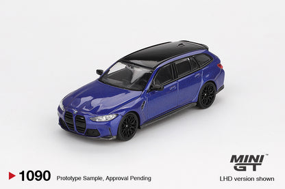 [Mocus Bán lượt mua trước] Sắp ra mắt Tháng 02/2026 mô hình xe Mini GT 1:64 BMW M3 Competition Touring Portimao Blue Metallic 1090