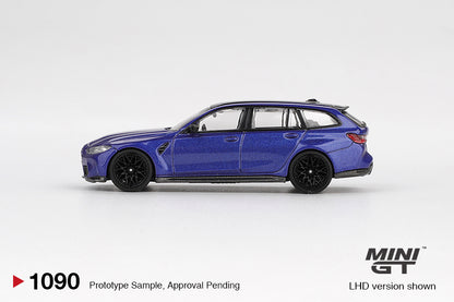 [Mocus Bán lượt mua trước] Sắp ra mắt Tháng 02/2026 mô hình xe Mini GT 1:64 BMW M3 Competition Touring Portimao Blue Metallic 1090